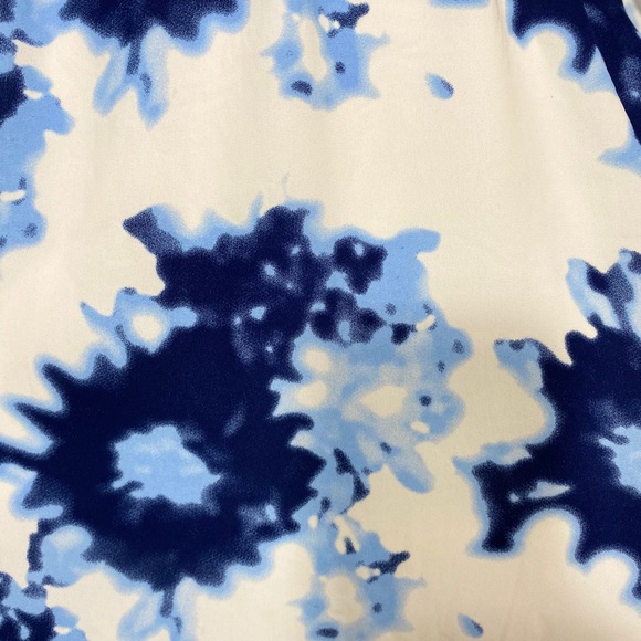 Blue tie dye off the shoulder dress - Picture 5 of 5